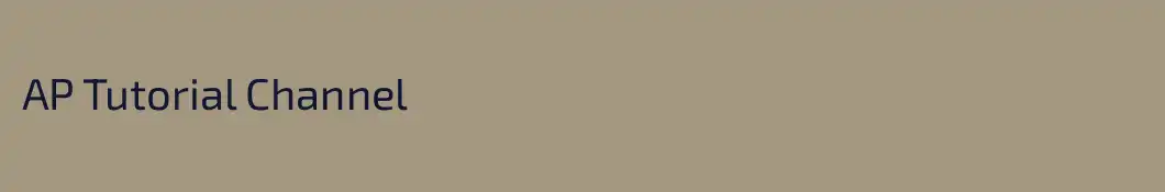 AP Tutorial Channel
